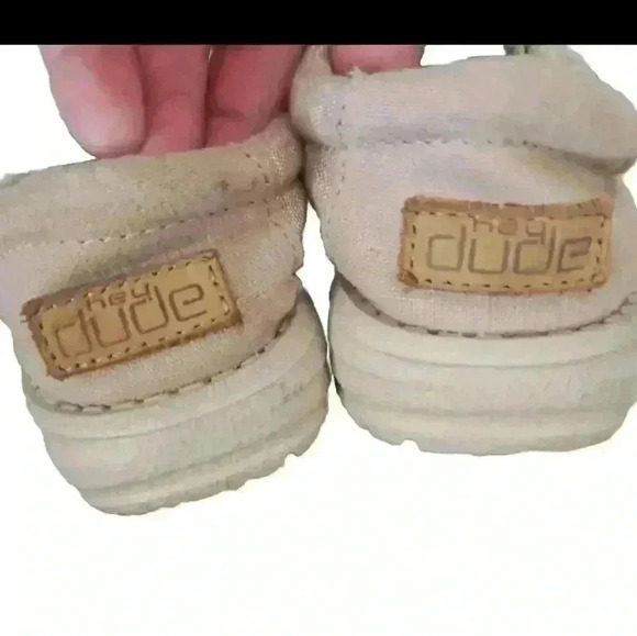 Hey Dude Toddler The Wally Beige Slip On K9 - Picture 4 of 14